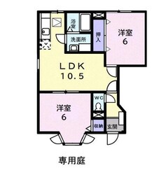 フレ－ルの物件間取画像